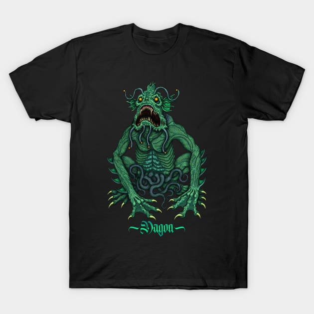 Dagon Rises - Azhmodai 2021 T-Shirt by azhmodai